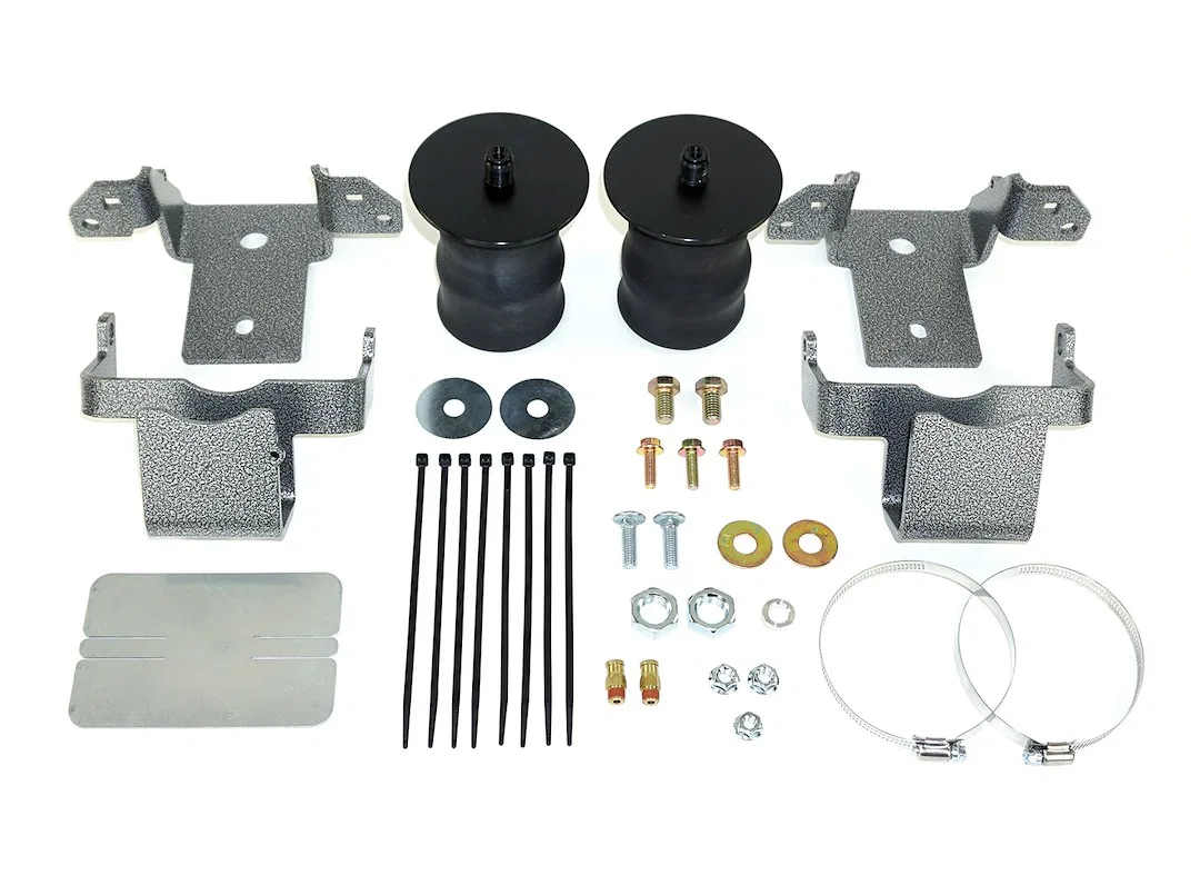 HP10352 – PACBRAKE Helper Spring Kit, Sleeve Air Spring Frame Mount Up To 1800 Pound Load Capacity Air Adjustable Fro...